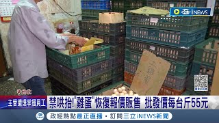 蛋價回穩! 雞蛋批發價每台斤55元 豬肉供不應求估恐再漲 高峰將在端午? 法務部跨部會聯合稽查.禁哄抬物價│記者 沈宛儀 周冠宇│【台灣要聞】20230424│三立iNEWS