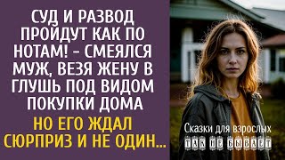 Суд и развод пройдут как по нотам! - смеялся муж, везя жену в глушь под видом покупки дома…