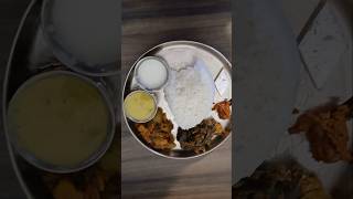 South Indian lunch thali...