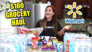 $100 BUDGET WALMART GROCERY HAUL | WHAT DID WE BUY AT WALMART FOR JUST $100