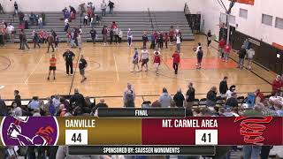 2024-2025 Varsity Boys Basketball - Mt. Carmel Area Red Tornadoes v Danville Area Ironmen 2/25/25