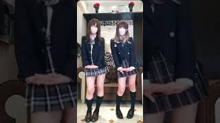 ミニスカJK2人で踊ってみた #shorts