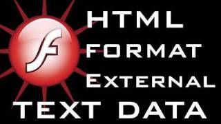 Flash Tutorial Load HTML Format External Text Into Dynamic Text Field