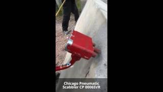 Handheld Scabbler CP 0006 SVR - How to clean concrete surface