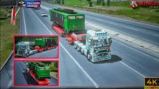 🔴TRUCKERS OF EUROPE 3😱 Wagon Transport For Dismantling To locomotive Yard🥺#toe3#ets2#trucks#toe3