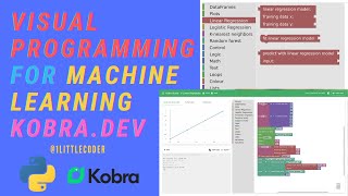 Visual programming language for machine learning - Kobra.dev Tutorial