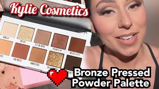 KYLIE COSMETICS THE BRONZE PALETTE REVIEW + TUTORIAL