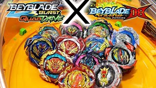 DB BEYS QUADDRIVE BATTLE in Cosmic Vector Beystadium! | Beyblade Burst DB/QuadDrive