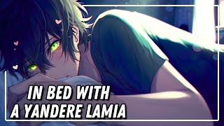 In Bed with a Yandere Lamia [Stalking] [Very Devoted] [Engaged?] [A Little Morbid] [Snek Cuddles]