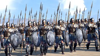 Macedonians Vs Greeks - 30,000 Units Battle - Total War Rome 2 Historical Huge Cinemic