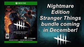 Dead By Daylight| Nightmare Edition Stranger Things bundle for PS4 & XBox One