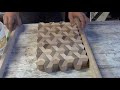 Making Awesome 3D End Grain Cutting Board Tutorial