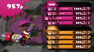 スプラトゥーン実況！ハイドラントカスタムでキンメダイ美術館！スプリンクラーで塗ってバリアも使いたい！☆ランク５０なおきち広島弁ゲーム実況splatoon