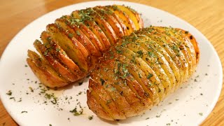 Only 2 potatoes, 3 Ingredient | New Recipes Potato | How to Make Hasselback Potatoes