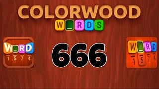 COLORWOOD WORDS Cryptogram level 666