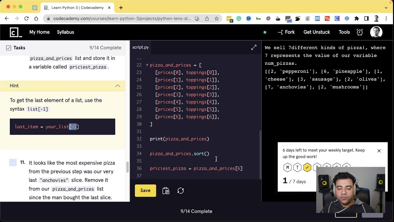 007 Learn Python 3 With Codecademy A Comprehensive Guide For Beginners