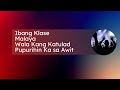 Ibang Klase / Malaya / Wala Kang Katulad / Pupurihin Ka sa Awit (Christ's International Fellowship)