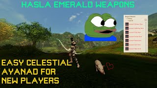 Archeage Classic | Hasla Emerald Weapons (Custom Content)