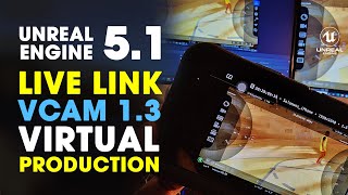 Unreal Engine 5.1 ~ Live Link VCam Update Test with iPhone X | Virtual Production