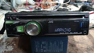 JVC убрать ошибку Warning CHK wiring then reset unit