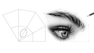 How to draw a realistic eye [time-lapse]