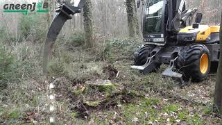 Wurzelsäge | Mecalac 12 MTX | GreenJob | MBN Baumaschinen TV | Excavator