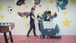 Nilfisk SC401 Floor scrubber video