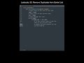 Leetcode 83. Remove Duplicates from Sorted List in Python | Python Leetcode | Python Coding Tutorial