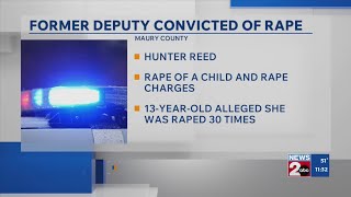 Former Maury County deputy convicted of rape