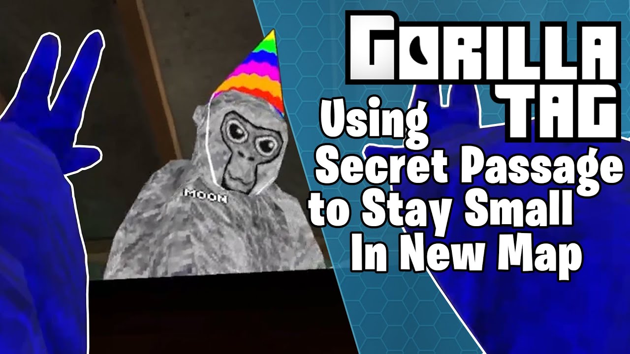 Using The Secret Passage To Stay Small In New Updated Gorilla Tag Map ...