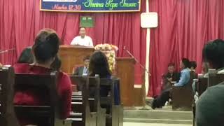 Rev.Lalnghaksang.Thupui.Chanchin tha hril darna kawnga thedar tu ding ei nih.