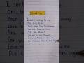 Ariana Grande - bloodline | handwritten lyrics | #arianagrande #bloodline #lyrics #song