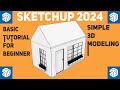 SketchUp 2024 Basic 3D Modeling Tutorial For Beginners