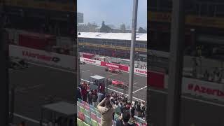 F1 FERRARI acceleration sound Azerbaijan Grand Prix