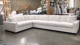 Maxwell sectional replica in revolution performance fabric sectional sofa factory direct!