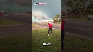 STORM TRACK: FOX Weather Meteorologist Haley Meier Shows Off A Rotating Wall Cloud In Missouri