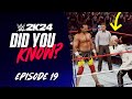 WWE 2K24 Did You Know?: New Unlockables, Locker Code, Unique Distractions & More! (Episode 19)