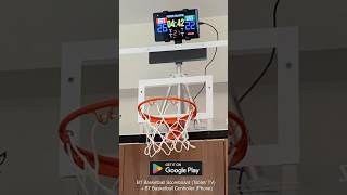 Spalding Mini Basketball Hoop with Electronic Score Record and Sounds