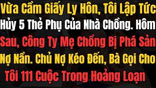 Vừa Cầm Giấy Ly Hôn, Tôi Lập Tức Hủy 5 Thẻ Phụ Của Nhà Chồng. Hôm Sau, Công Ty Mẹ Chồng Bị Phá Sản..
