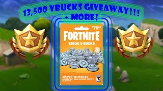 I AM DOING A 13500 VBUCK GIVEAWAY!! (how to enter)