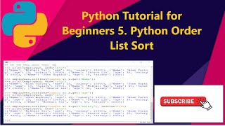 How to sort the list to ascending and descending order in Python | 5. Python Beginners Tutorial