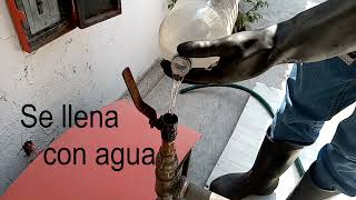 Como purgar o cebar la bomba de agua eléctrica que no sale agua