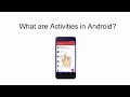 What is an Activity in Android (Fundamental Application Components) || Gridowit
