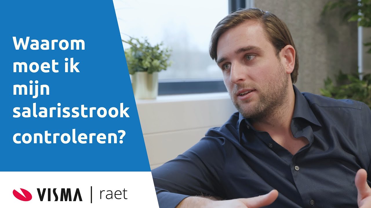 Visma | Raet - Waarom Moet Ik Mijn Salarisstrook Controleren? - YouTube