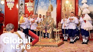 Elaborate ceremony held for coronation of Thai king