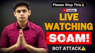 URGENT - Fake Live Watching Alert ‼️ | Our Channel was Attacked | Class 10th