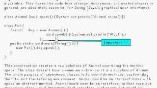 Java Tutorial 23.01: Anonymous classes