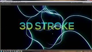 AFTER EFFECTS TUTORIAL - 3D Stroke and Starglow