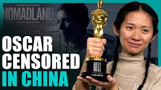 Why are Oscar best director and best picture 2021 censored in China?