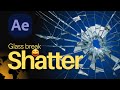 Easy After Effects Shatter Tutorial Glass Breaking Effect | After Effects 2025 | Ali Ahmed